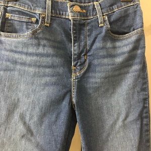 levi strauss 720 blue high rise skinny jeans size 27